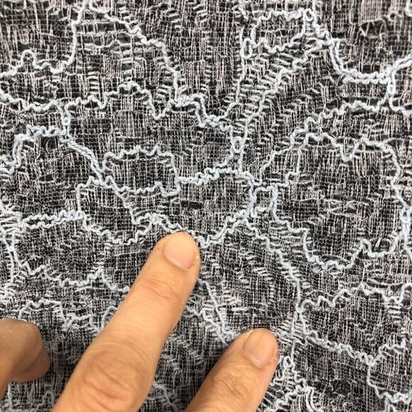 BCBGMaxAzria Haze Grey Floral Lace Bridette Crop Top & Matching Skirt size S - Picture 12 of 16